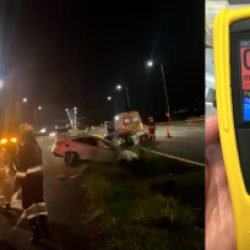 PRF prende motorista bêbado que atropelou policial e causou morte do próprio sobrinho na BR-369 em Arapongas