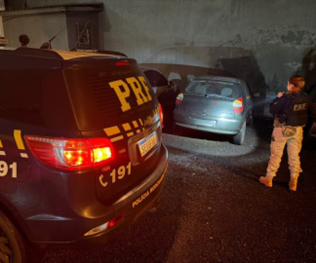 PRF recupera veículo furtado e prende homem horas após deixar a prisão na BR-277