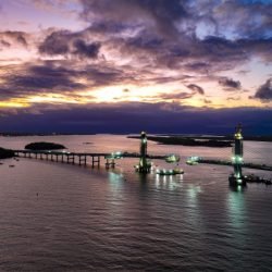 Estado prepara maior queima de fogos da história do Litoral na Ponte de Guaratuba