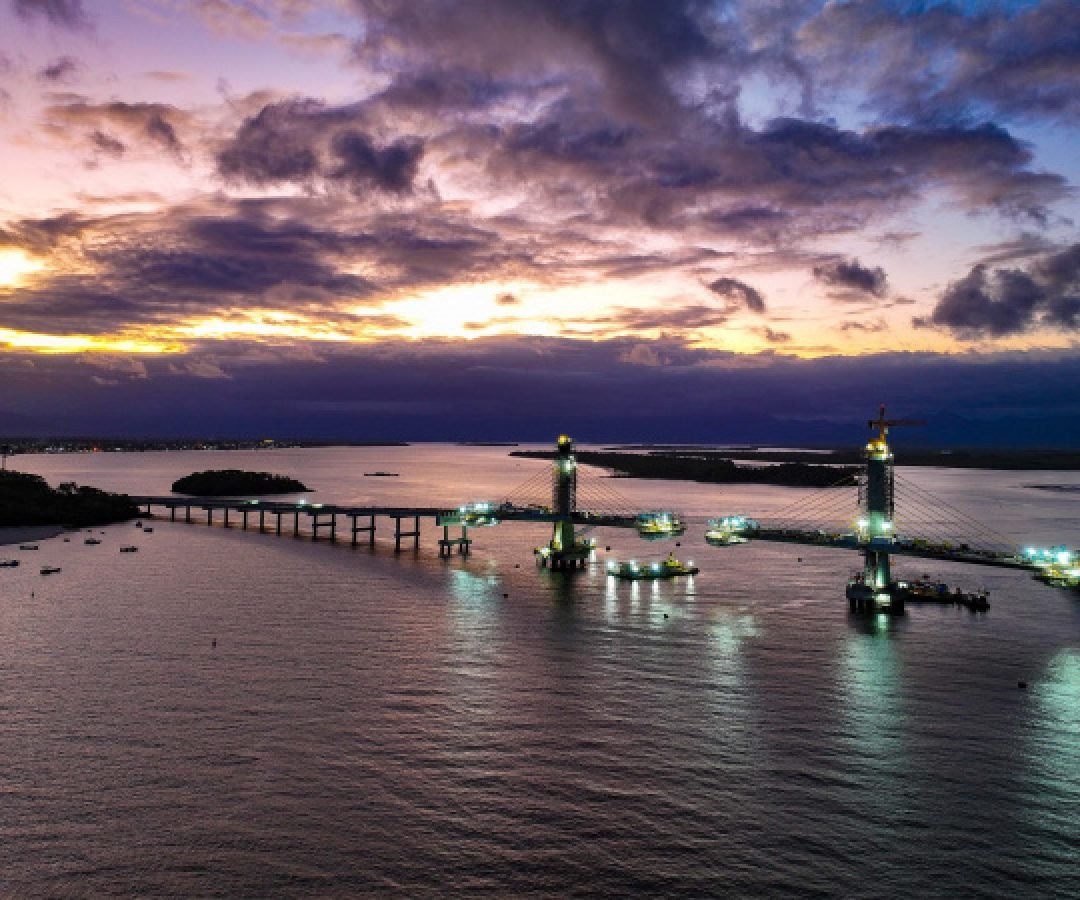 Estado prepara maior queima de fogos da história do Litoral na Ponte de Guaratuba