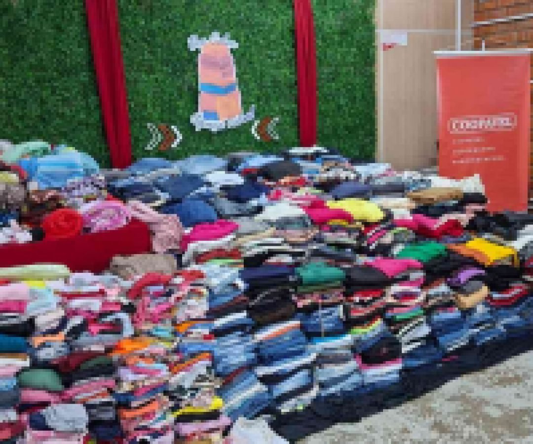 Quatro mil peças são arrecadadas na campanha de inverno da Coopavel