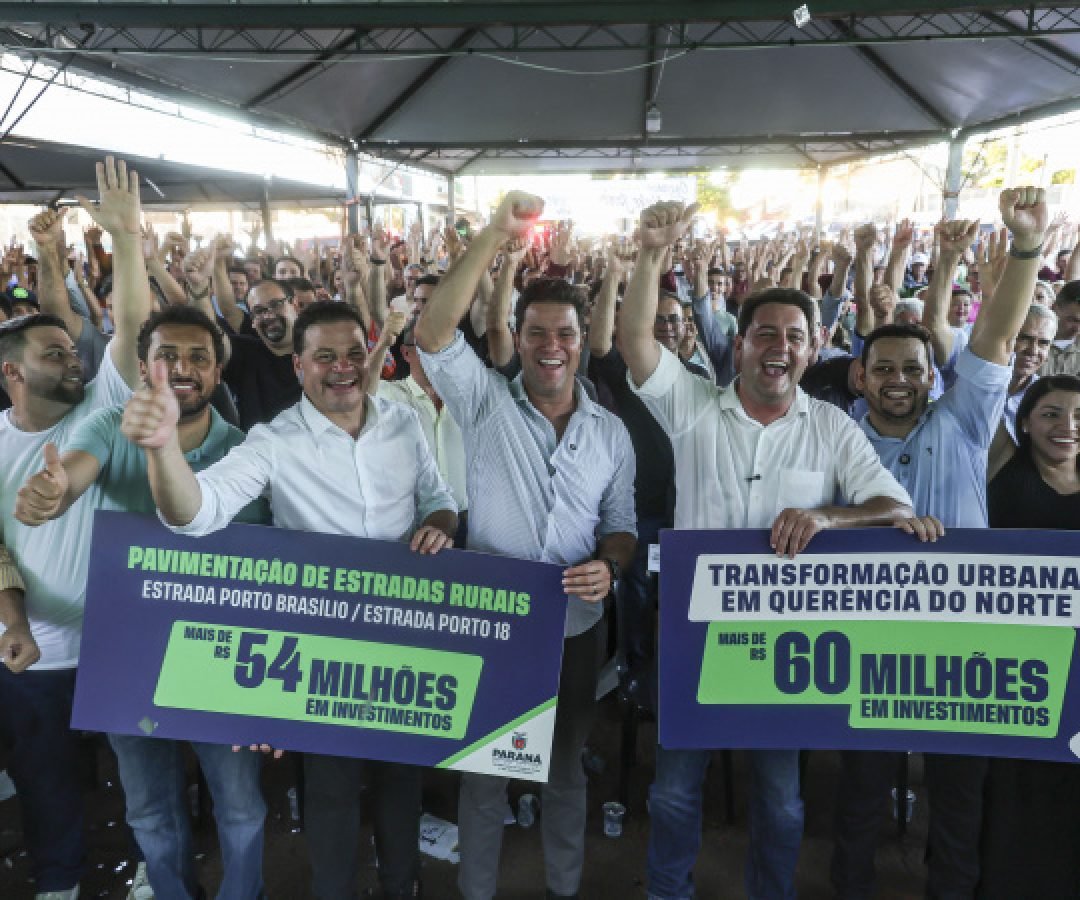 Governador anuncia quase R$ 120 milhões em investimentos para Querência do Norte