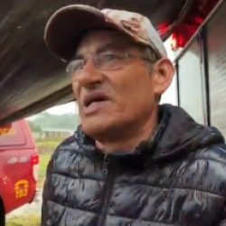 "Ele balançou e já tombou", diz vítima de acidente