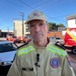 "Teve um TCE por não estar usando o equipamento de segurança", diz oficial dos bombeiros