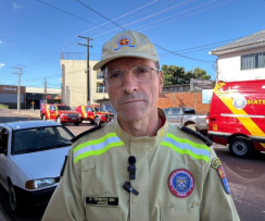 "Teve um TCE por não estar usando o equipamento de segurança", diz oficial dos bombeiros