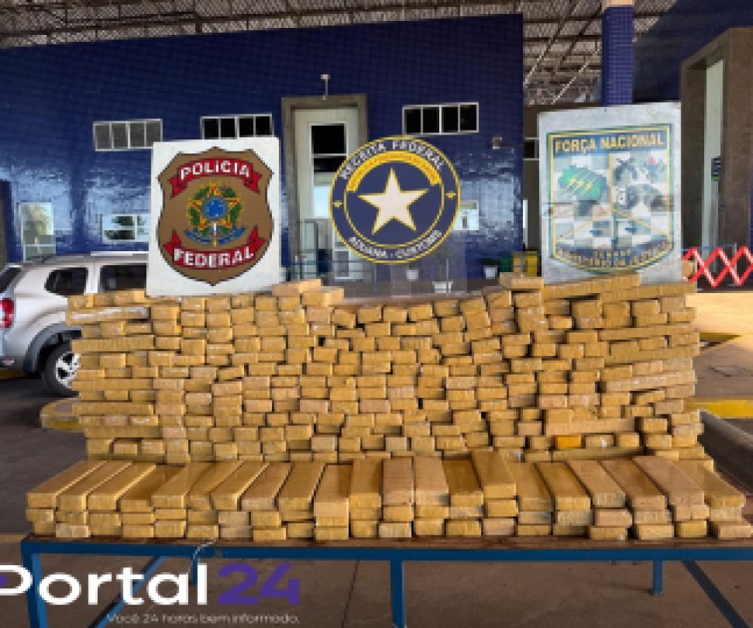Receita Federal apreende 255,9 kg de maconha na Ponte da Amizade