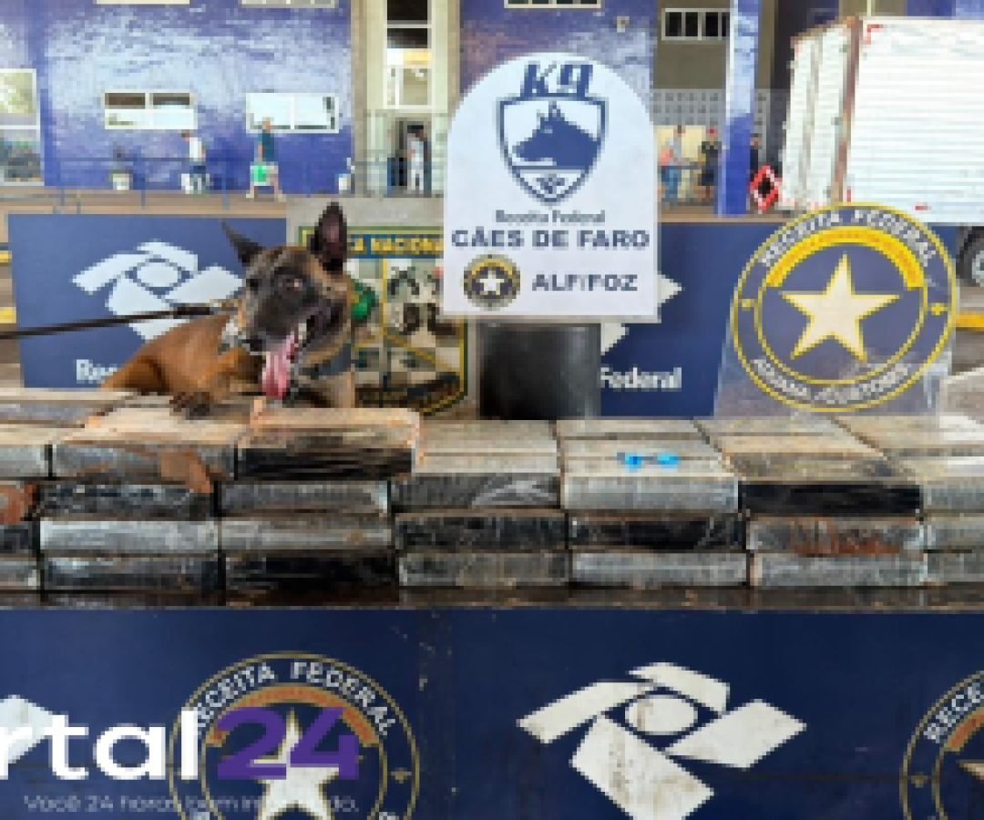 Receita Federal apreende cerca de R$ 7 milhões em cocaína na Ponte da Amizade