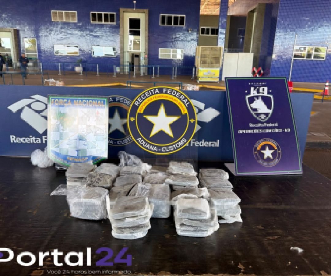 Receita Federal apreende mais de 17 kg de haxixe na Ponte da Amizade