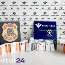 Receita Federal apreende mais de R$ 300 mil em celulares durante operação em Cascavel