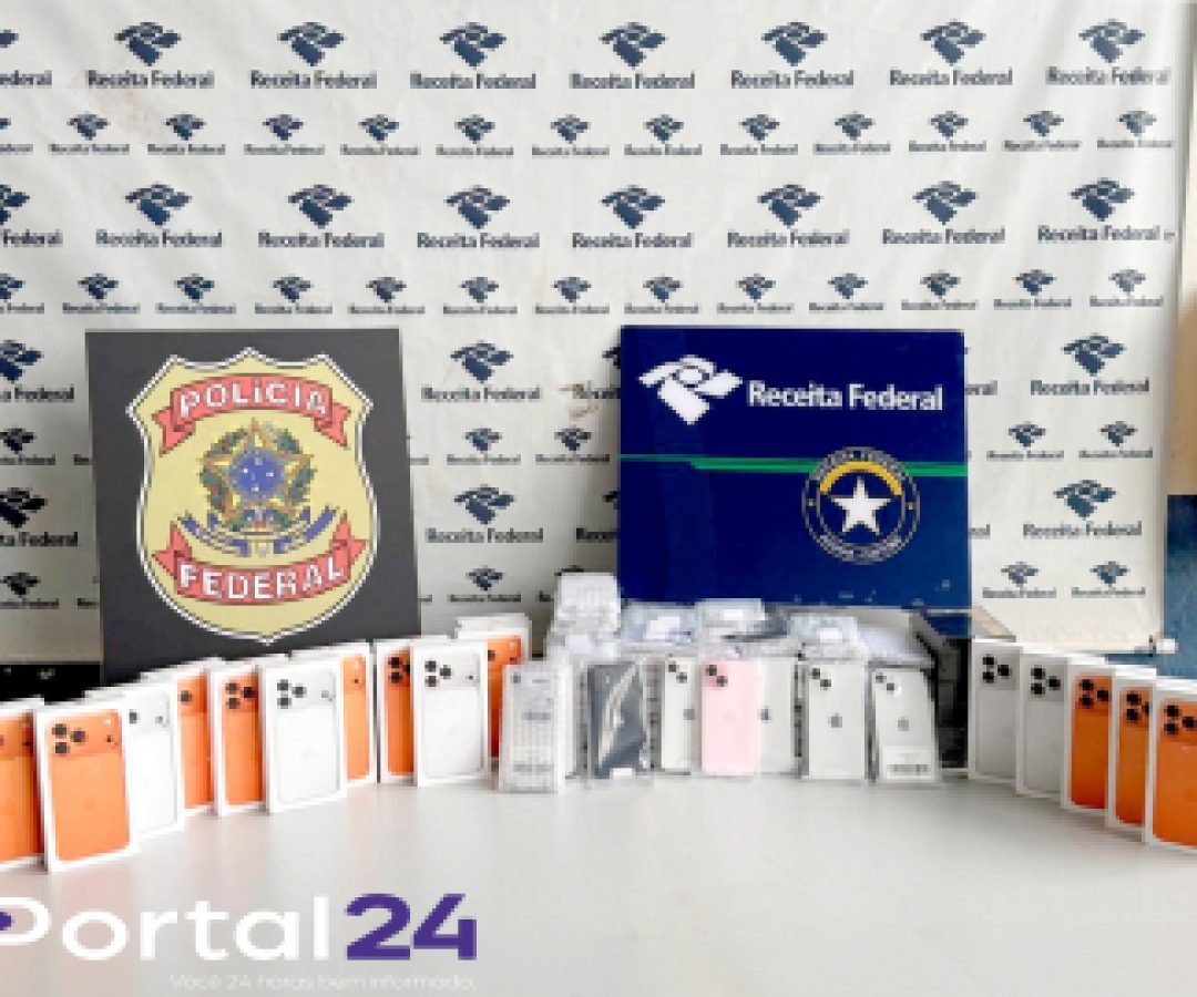 Receita Federal apreende mais de R$ 300 mil em celulares durante operação em Cascavel