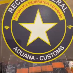 Receita Federal apreende medicamentos para emagrecimento e anabolizantes avaliados em R$ 500 mil na Ponte da Amizade