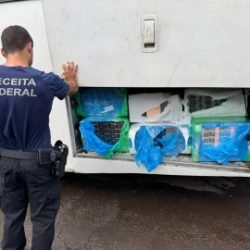Receita Federal apreende quase R$ 4 milhões em mercadorias irregulares na região de fronteira