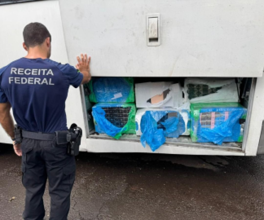 Receita Federal apreende quase R$ 4 milhões em mercadorias irregulares na região de fronteira