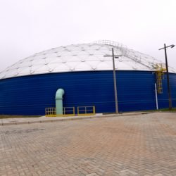 Sanepar conclui maior reservatório de água tratada da América Latina em duplo aço