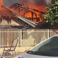 Residência é atingida por incêndio na tarde desta sexta-feira em Assis Chateaubriand