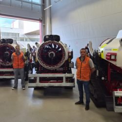Estado finaliza compra de 8 robôs de combate a incêndios em viagem técnica à Europa