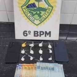 ROCAM prende mulher por tráfico de drogas no bairro São Cristóvão, em Cascavel
