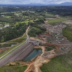 Sanepar inicia última etapa do Reservatório Miringuava com enchimento da barragem