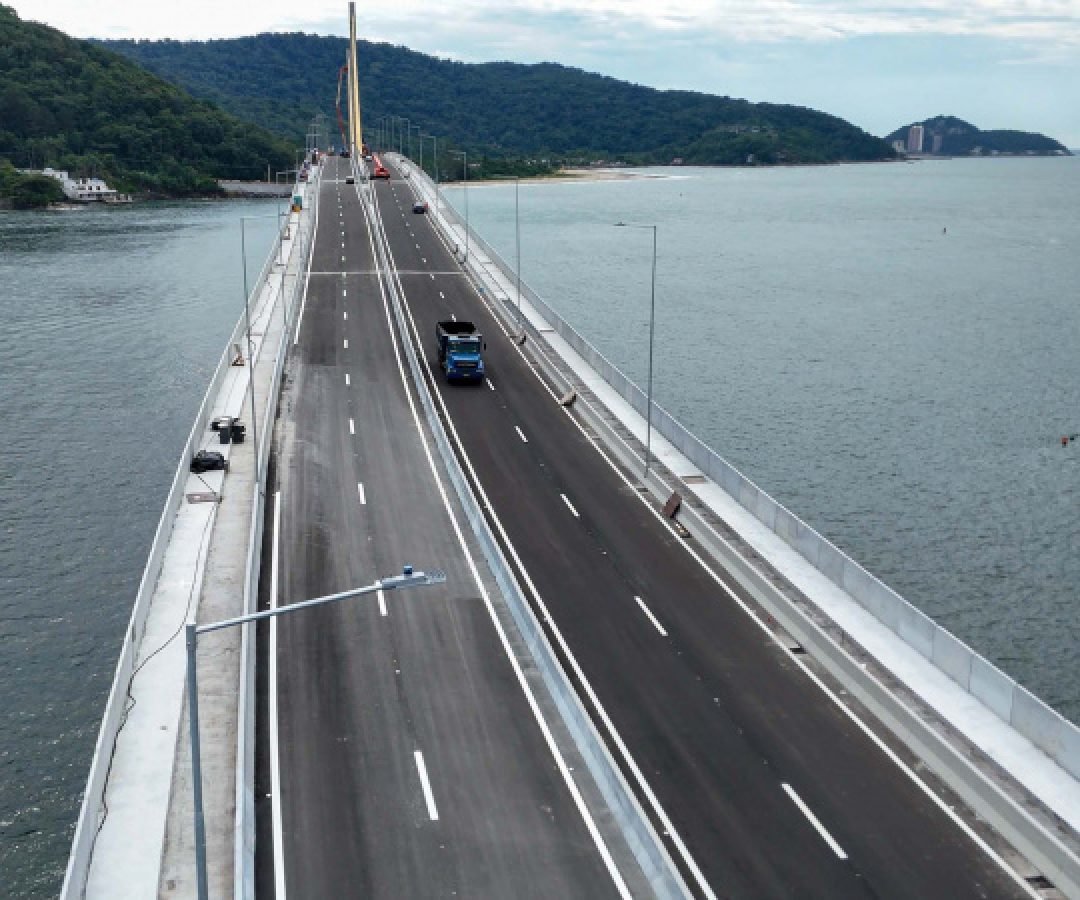 IAT emite Licença de Operação que autoriza funcionamento da Ponte de Guaratuba e acessos