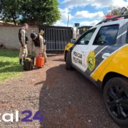 Servidor da Prefeitura de Cascavel é preso por desviar óleo diesel de retroescavadeira em Cascavel