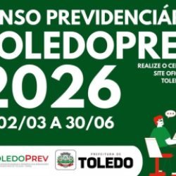 Servidores municipais têm até 30 de junho para se recadastrar no ToledoPrev