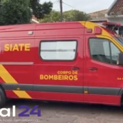 Siate atende vítima de queda de altura no bairro Parque São Paulo, em Cascavel