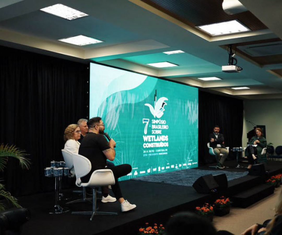 Sanepar é destaque em evento nacional sobre wetlands no tratamento de esgoto