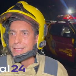 Subtenente Fábio detalha incêndio em máquina de fábrica de brinquedos no bairro Alto Alegre, Cascavel