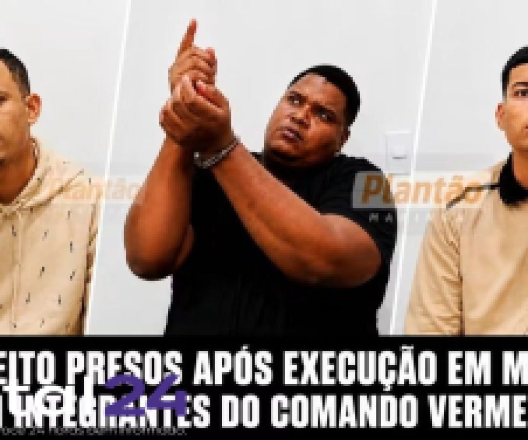 Suspeitos de execução em Maringá são presos em operação policial com investigação de ligação com facção criminosa