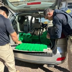 SUV recheada com maconha é apreendida pela PRF