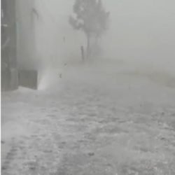 Temporal com granizo atinge comunidades do interior de Candói