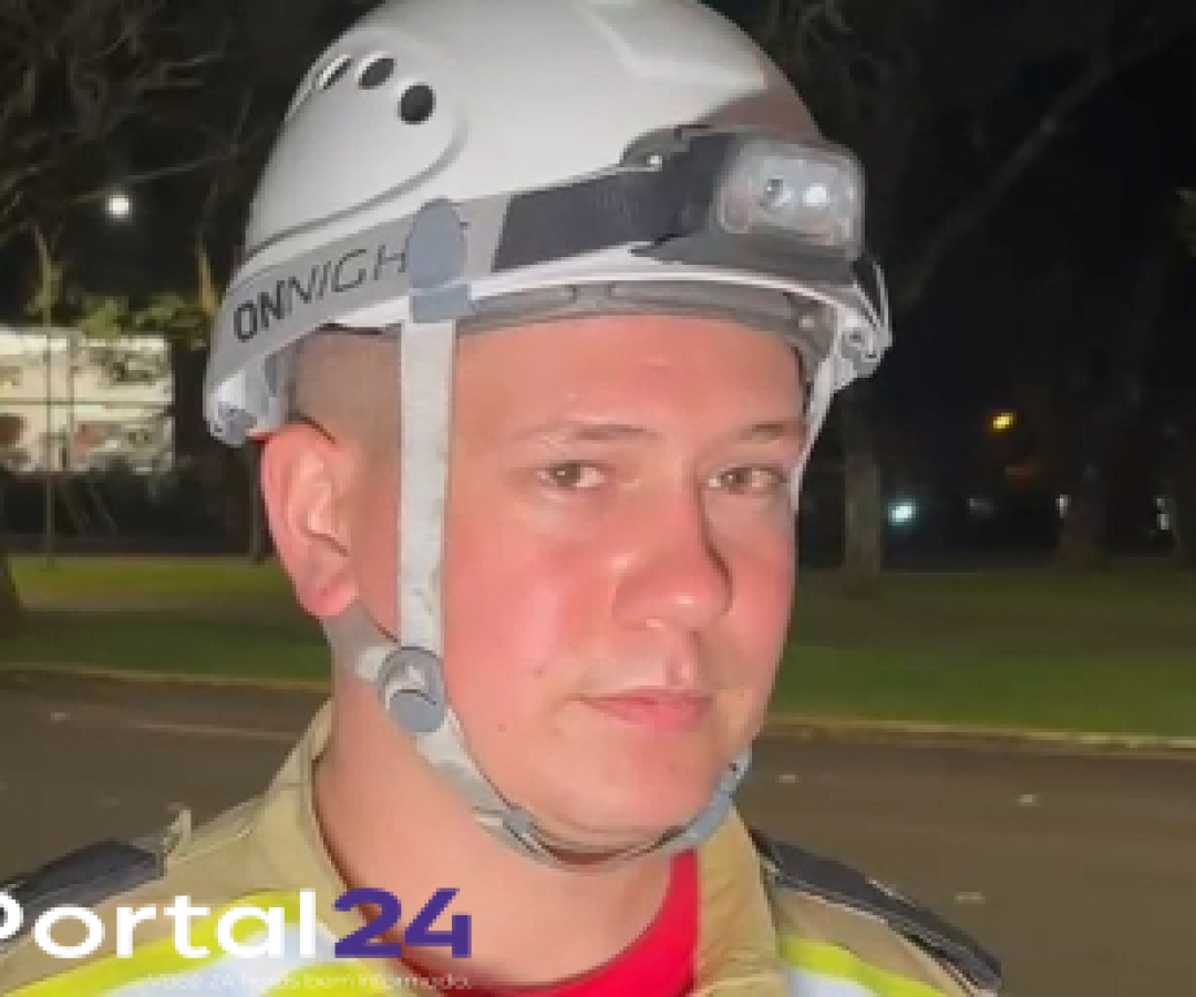 Tenente do Corpo de Bombeiros fala sobre acidente em que motorista fugiu após atingir motocicleta em Cascavel