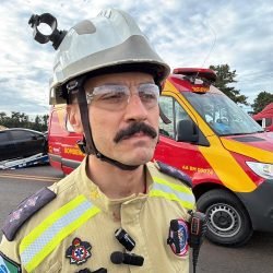 Tenente do Corpo de Bombeiros relata detalhes de acidente na BR-277, em Cascavel