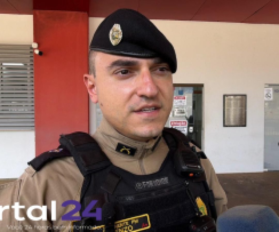 Tenente passa informações sobre ocorrido no Jardim Santa Catarina, em Cascavel