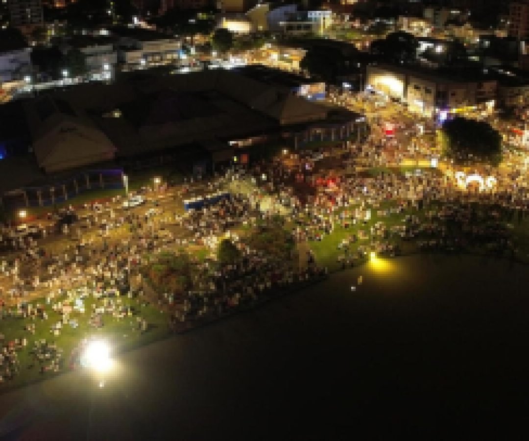 Toledo entra em 2026 com tradicional show pirotécnico no Diva Paim Barth