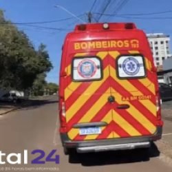 Trabalhador fica ferido após cair de escada durante serviço em Cascavel