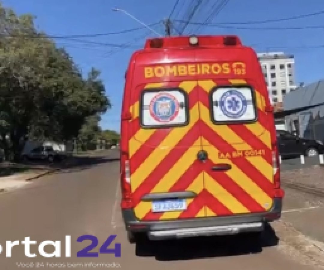 Trabalhador fica ferido após cair de escada durante serviço em Cascavel
