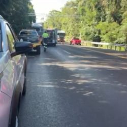 Trabalhador morre atropelado enquanto sinalizava obra na PR-182