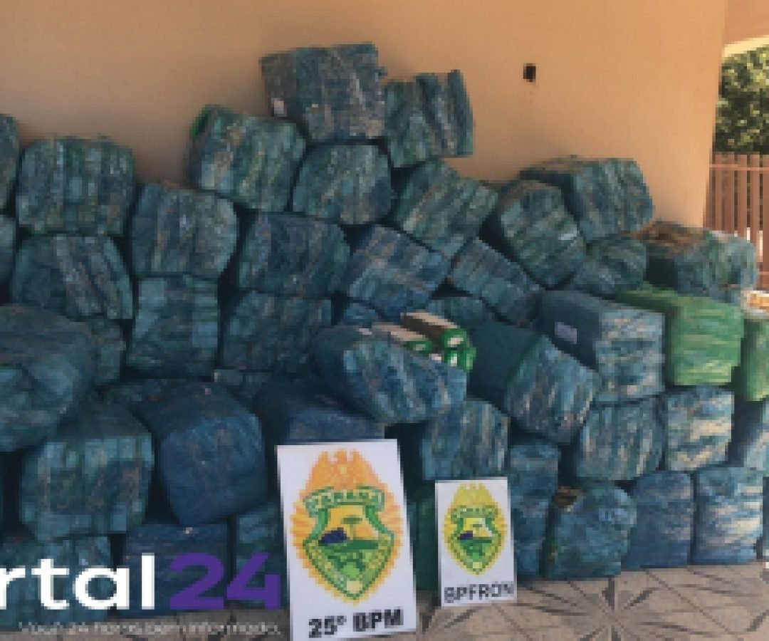 Traficante é preso com 1,5 tonelada de maconha na PR-082, em Icaraíma