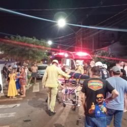 atropelamento deixa uma mulher morta e três feridos em estado gravíssimo