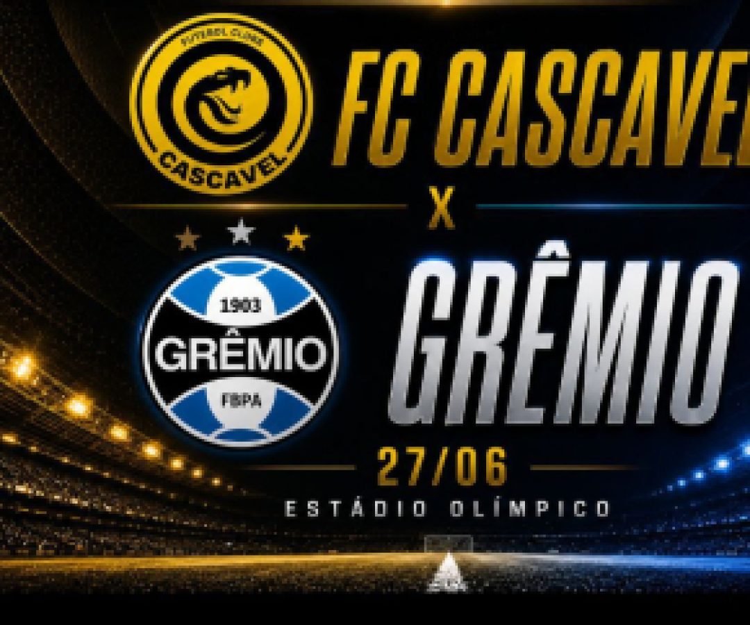 Trânsito terá alterações após jogo entre FC Cascavel e Grêmio