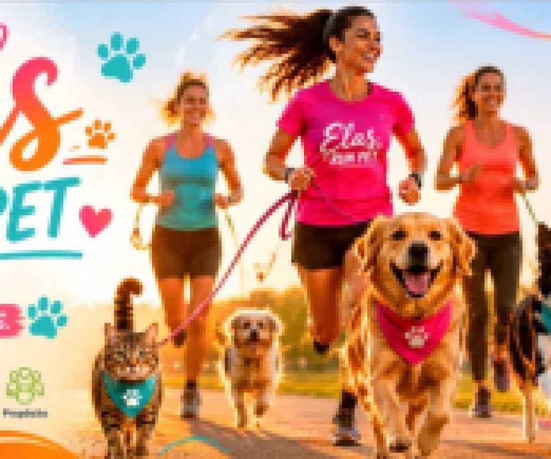 Treinão solidário "Elas Run Pet" une esporte e solidariedade no Lago Municipal de Cascavel