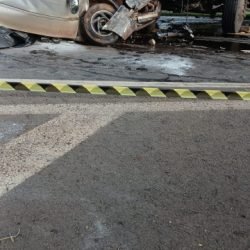 Três morrem em grave acidente na BR-277