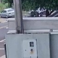 Vídeo mostra acidente no bairro Santa Cruz