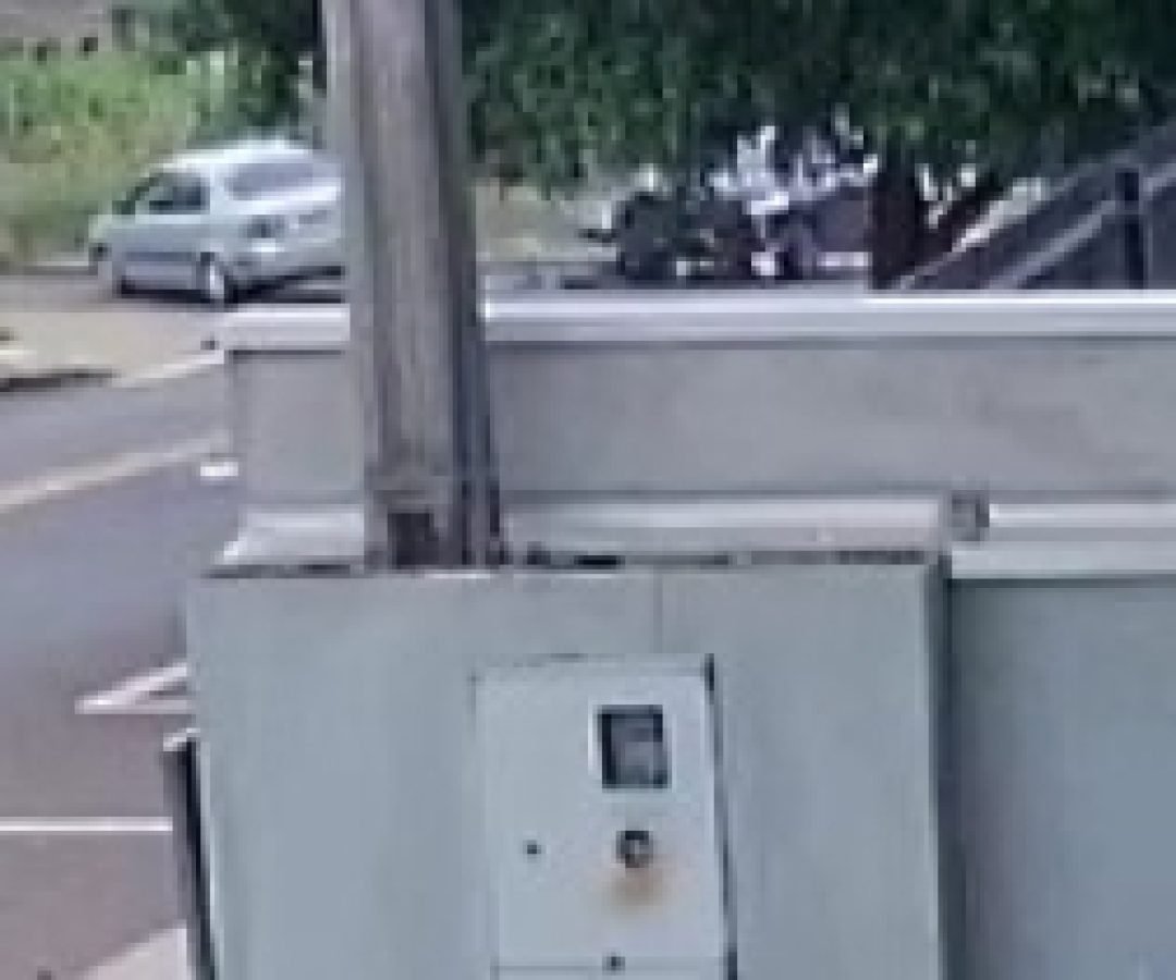 Vídeo mostra acidente no bairro Santa Cruz