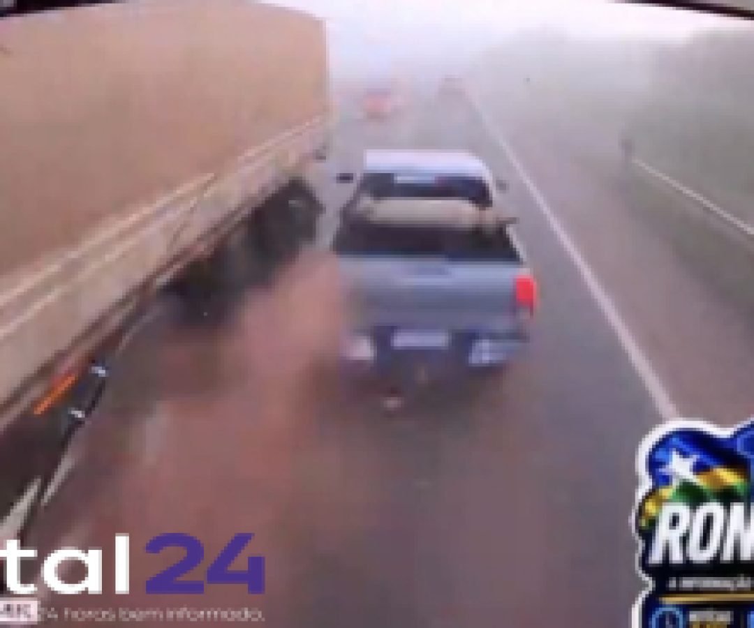 Vídeo mostra tragédia na BR-364 entre Ji-Paraná e Presidente Médici que matou jovem empresário