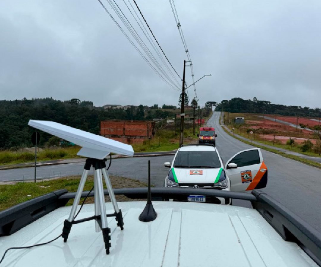 Internet via satélite garante eficiência nas vistorias da Defesa Civil Estadual