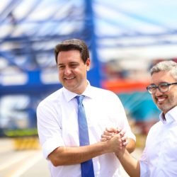 Ratinho Junior busca parcerias com a gigante portuária MSC