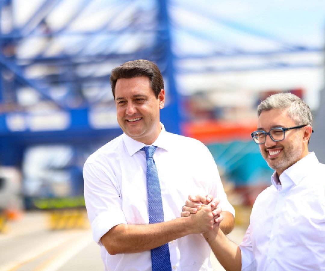 Ratinho Junior busca parcerias com a gigante portuária MSC