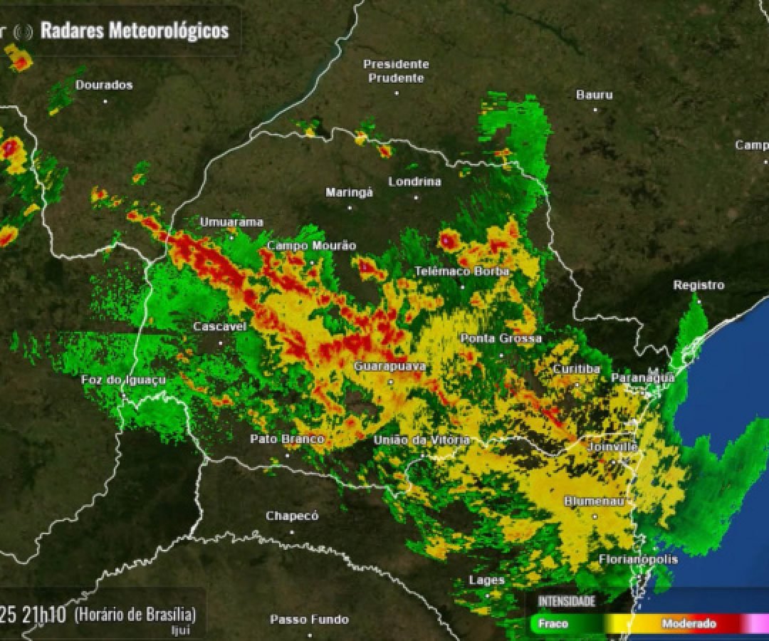 Município de Rio Bonito do Iguaçu foi atingido por um tornado, confirma Simepar